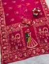 Jk 422 Dola Viscose Weaving Mirror Work Karva Chauth Special Saree